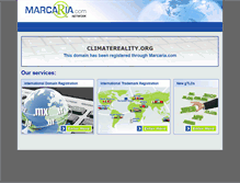 Tablet Screenshot of climatereality.org